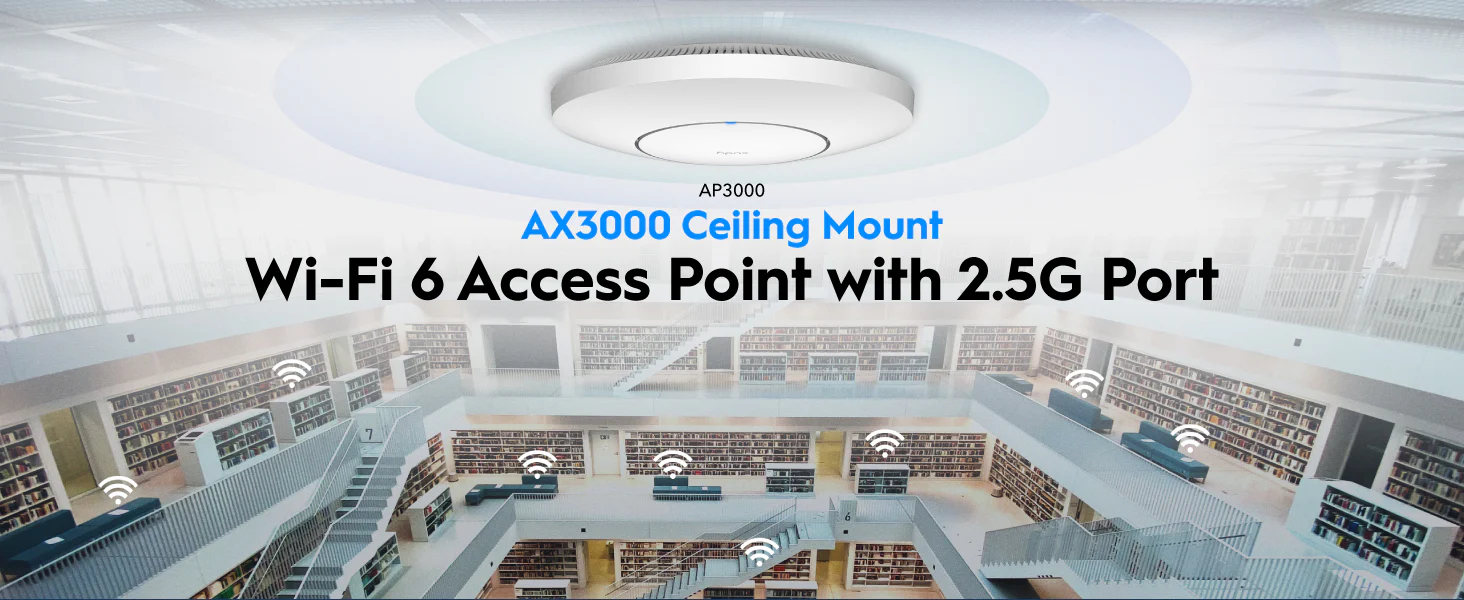 Cudy AX3000 range of WiFI 6 Access Point Mesh with 2.5G Port
