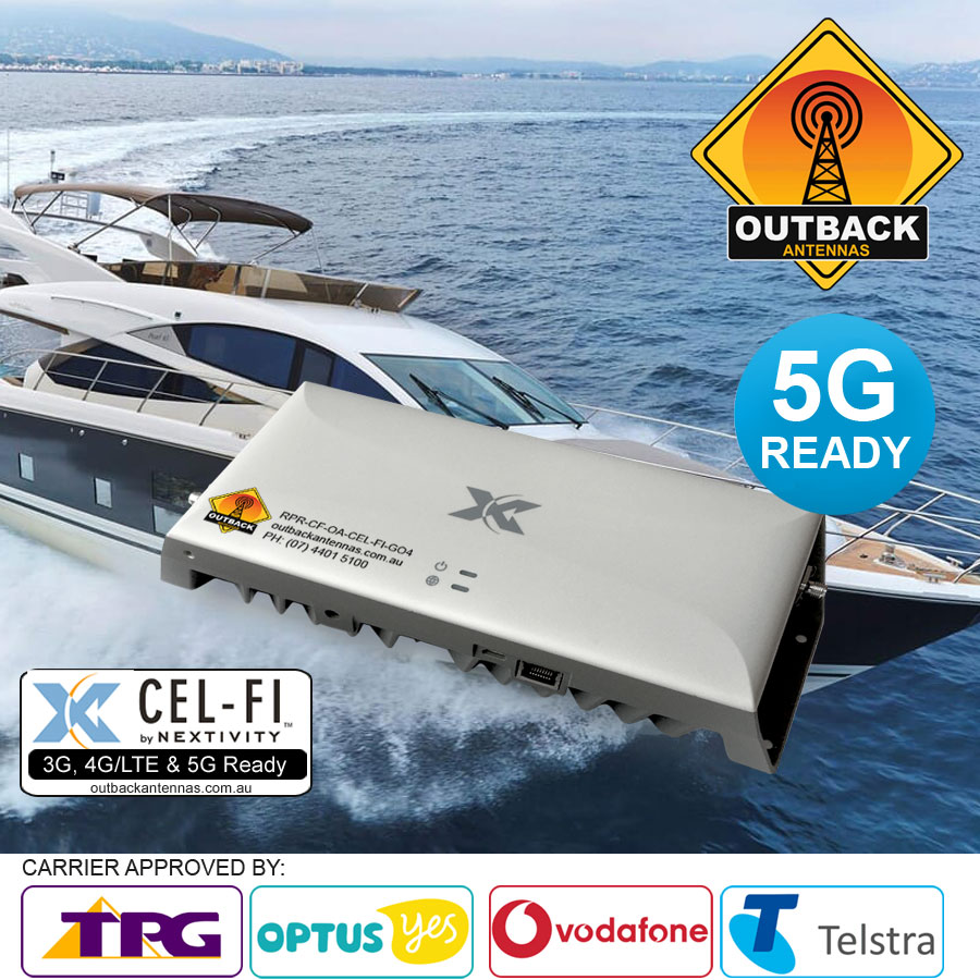 Wideband Mobile Signal Booster for Marine, Boats, Yachts & Marinas