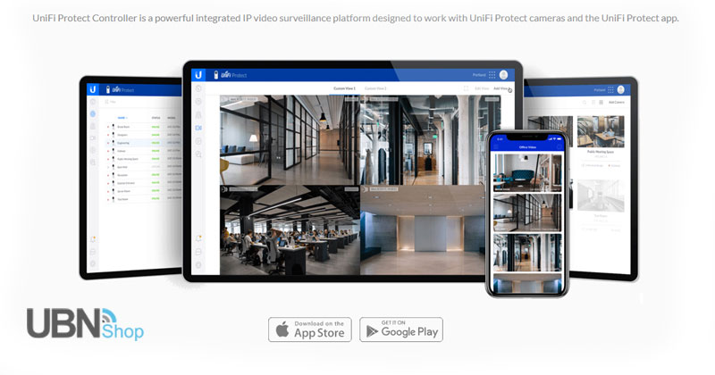 UniFi Protect Controller is a powerful integrated IP video surveillance platform designed to work with UniFi Protect cameras and the UniFi Protect app.