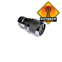 N Type Female to N Type Male Straight RF Coaxial Adapter