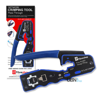 Crimp Tool  Network Pass Through RJ45 CAT5, CAT5e, CAT6, RJ11/12