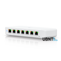 Ubiquiti Switch Ultra 210W, Compact 8-port Layer 2 GbE PoE Switch Versatile Mounting Option,7 GbE PoE+ Output& 1 GbE port, Includes PSU