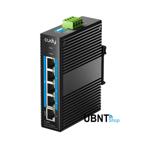 Cudy IF1005P 5-Port 10/100M Industrial PoE+ Switch