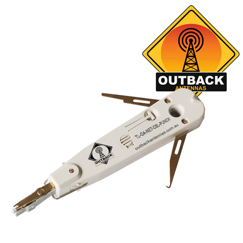 RJ45 Punch Down Impact Network Tool. The "STOCK PRODDER"  By Outback Antennas