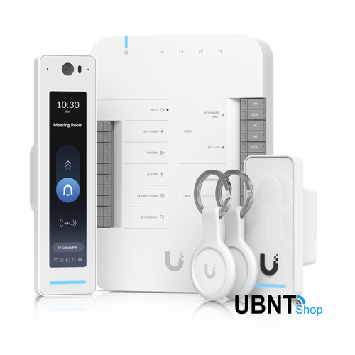 UniFi Access G3 Starter Kit Pro, Complete Entry & Exit Control For Single Door