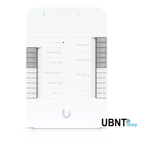 Ubiquiti UniFi Gate Hub,Advanced Gate Hub Enabling Seamless Gate Access Control Via Connected Access Readers/Intercom
