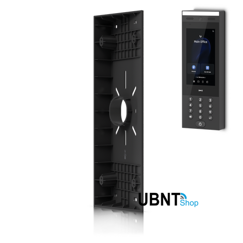 Ubiquiti Intercom Wedge Mount, 20° Inward Angle Mounting Accessory For Intercom That Provides Enhanced Camera Viewing Angle, For UA-Intercom