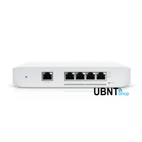 Ubiquiti UniFi Switch Flex XG - Layer 2 Switch with (4) 10GbE RJ45 Ports and (1) GbE, 802.3at PoE+ RJ45 Input