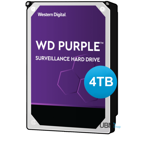 Western Digital WD Purple 4TB 3.5" Surveillance HDD 5400RPM 64MB